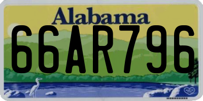 AL license plate 66AR796