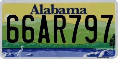 AL license plate 66AR797