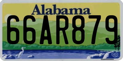 AL license plate 66AR879