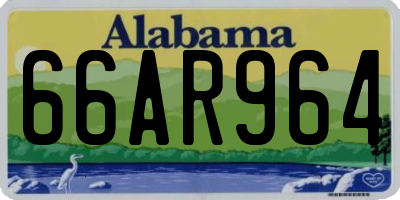 AL license plate 66AR964