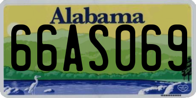 AL license plate 66AS069
