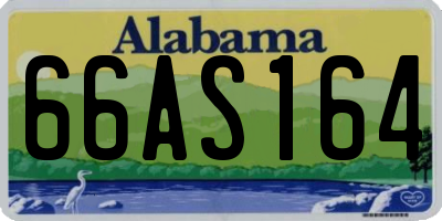 AL license plate 66AS164