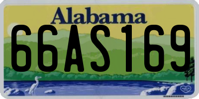 AL license plate 66AS169