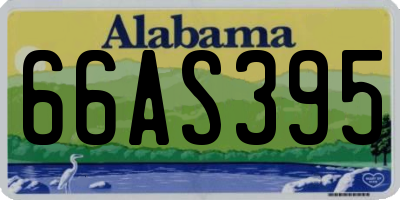 AL license plate 66AS395