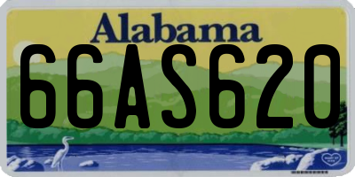 AL license plate 66AS620