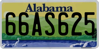 AL license plate 66AS625