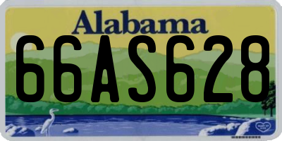 AL license plate 66AS628