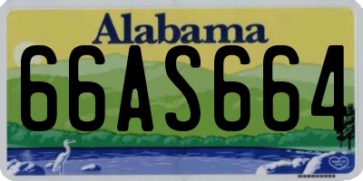 AL license plate 66AS664