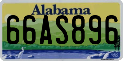 AL license plate 66AS896