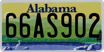 AL license plate 66AS902