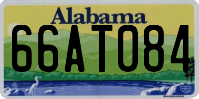 AL license plate 66AT084
