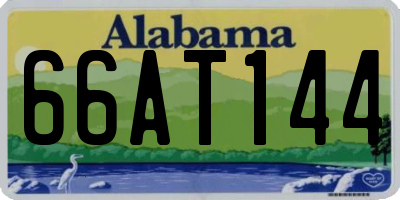AL license plate 66AT144