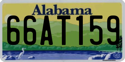 AL license plate 66AT159
