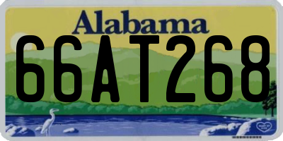 AL license plate 66AT268
