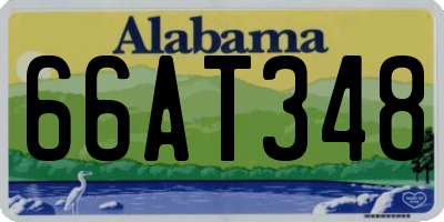 AL license plate 66AT348