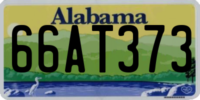 AL license plate 66AT373