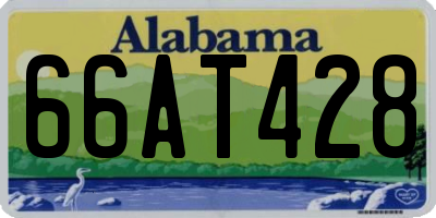 AL license plate 66AT428