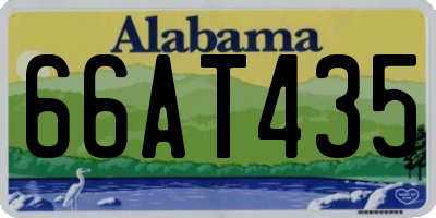 AL license plate 66AT435