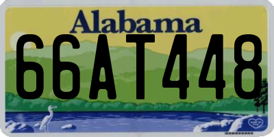 AL license plate 66AT448