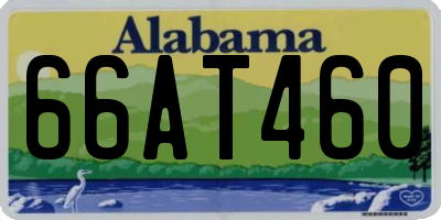 AL license plate 66AT460