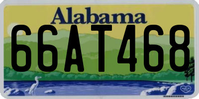 AL license plate 66AT468