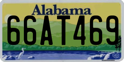 AL license plate 66AT469