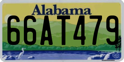 AL license plate 66AT479