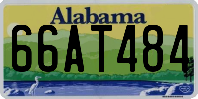 AL license plate 66AT484