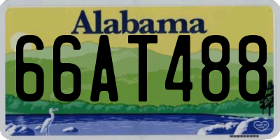AL license plate 66AT488