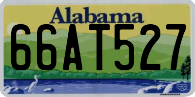 AL license plate 66AT527