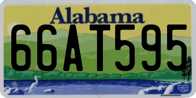 AL license plate 66AT595