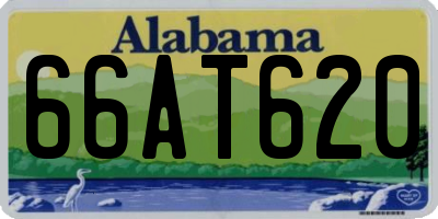 AL license plate 66AT620