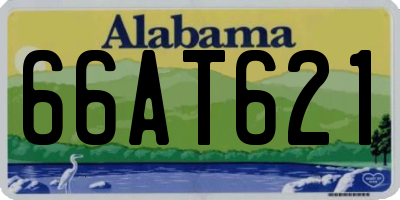 AL license plate 66AT621