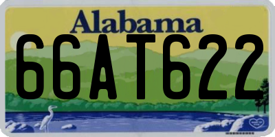 AL license plate 66AT622