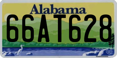 AL license plate 66AT628