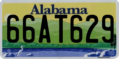 AL license plate 66AT629