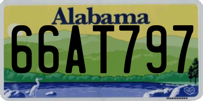 AL license plate 66AT797