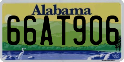 AL license plate 66AT906