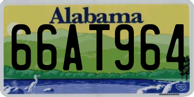 AL license plate 66AT964