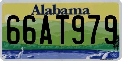 AL license plate 66AT979