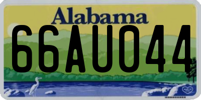 AL license plate 66AU044