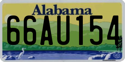 AL license plate 66AU154