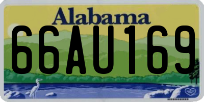AL license plate 66AU169