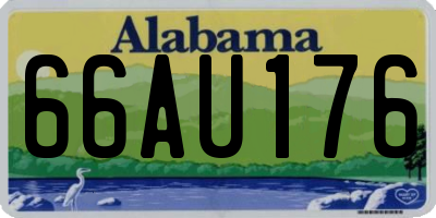 AL license plate 66AU176