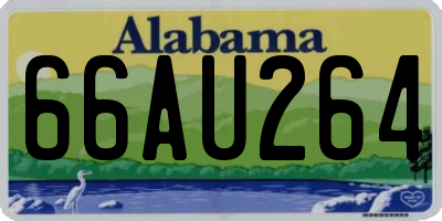 AL license plate 66AU264