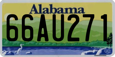 AL license plate 66AU271
