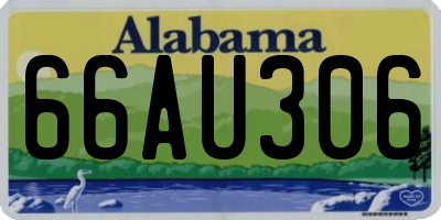 AL license plate 66AU306