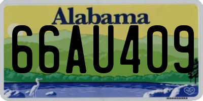 AL license plate 66AU409