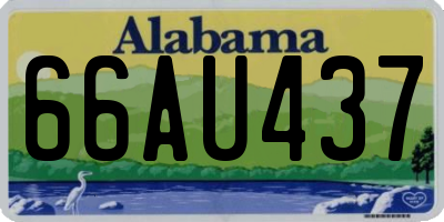 AL license plate 66AU437