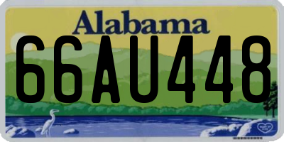AL license plate 66AU448